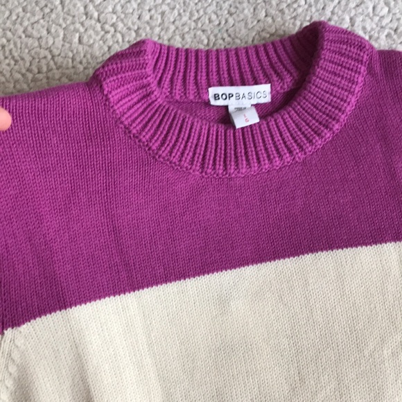 Shopbop wide stripe sweater L New - Picture 9 of 16
